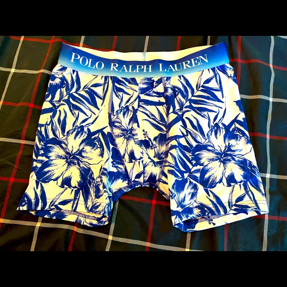 Polo Ralph Lauren Blue Floral Boxer Briefs